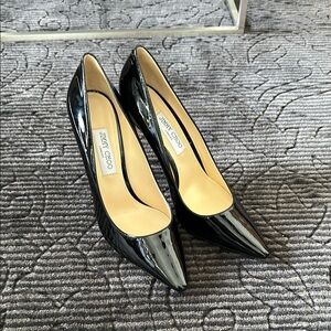 Jimmy Choo Black Patent Leather Pumps